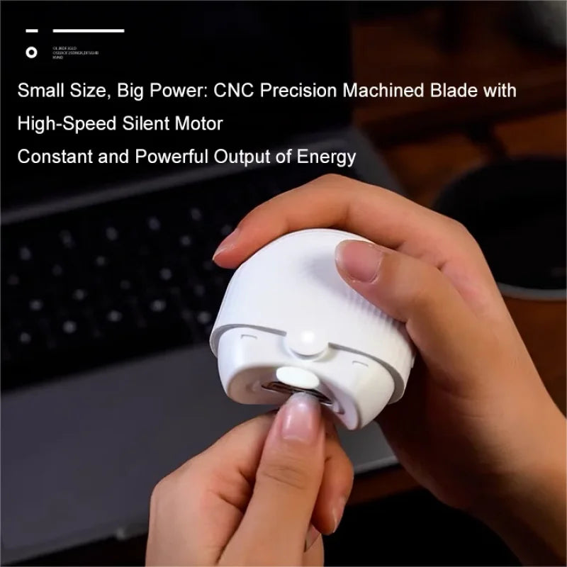Ultimate Electric Nail Sharpener: Multi-Functional Hand-Held Tool for Effortless Nail Care - Perfect for Adults & Children